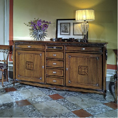 Living room wooden buffet cabinet sideboard new sideboard drawer display cabinet