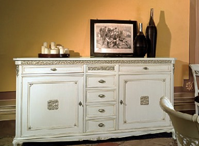 Antique Baroque Style Dresser Dresser Living Room Bedroom Shelf Sideboard New