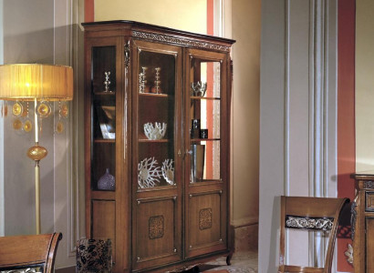 Showcase glass cabinet solid wood display case living room furniture sideboard solid wood