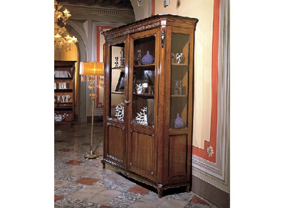 Furniture wood brown display cabinet chic display cabinet Italian furniture classic