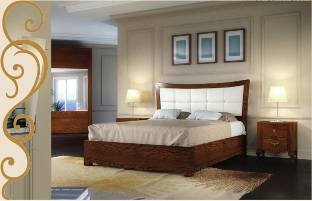 Furniture set 3-piece bedroom bed nightstand bed group beds wood furniture