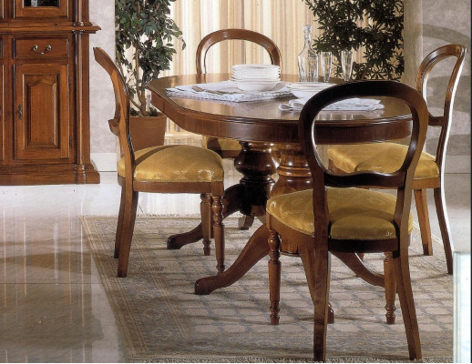 Dining room furniture group Italy furniture set suite 5-piece dining table 4 chairs luxury.