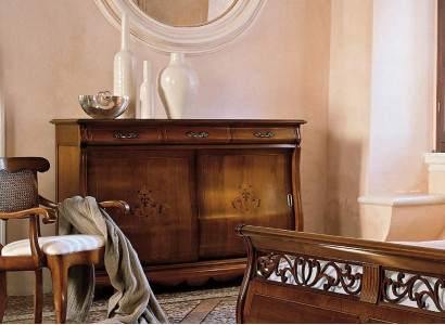Dresser Sideboard Cabinet Wood Italian Furniture Furnishing Cabinets Dressers