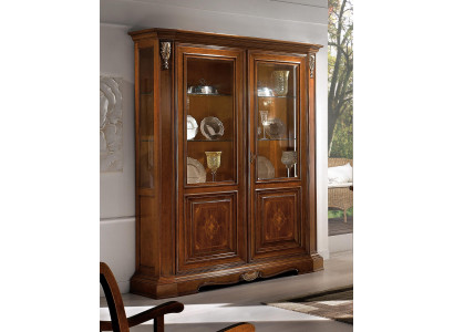 Display cabinet 2 door wooden cupboard showcases living room display cabinets design glass furniture