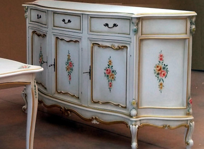Italian Sideboard Furniture Genuine Wood Designer Luxury Wood Dresser