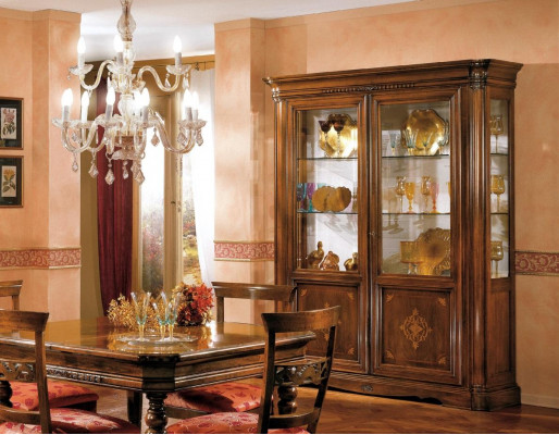 Showcase 2-Door Cabinet Display Case Living Room Cabinets Design Cabinet Furniture Glass New
