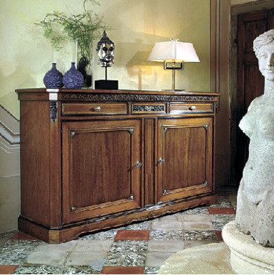 Italian furniture living room wooden furniture new sideboard TV lowboard RTV cabinet