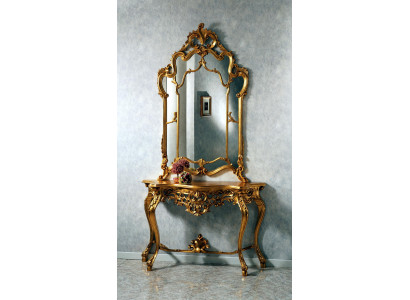 Mirror console country style console dressing table with mirror console table gold