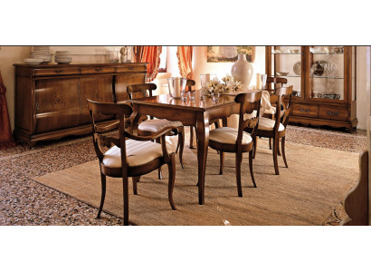 Classic set 2x chairs with armrests 4x chairs chair set dining room group new