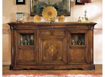 Sideboard Dresser Chest Drawer Display Cabinet Living Room Wood Buffet Cabinet New
