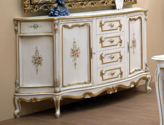 Chest of drawers Classic wardrobe Solid wood furniture Sideboard Italian furnishings