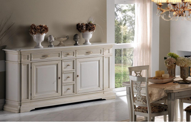 Dresser drawers wood sideboard cabinet cabinets solid dresser living room