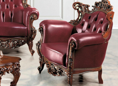Armchair 90 x 82 cm Couch Upholstery Designer Leather 1 Seater Upholstery Seat Couches New