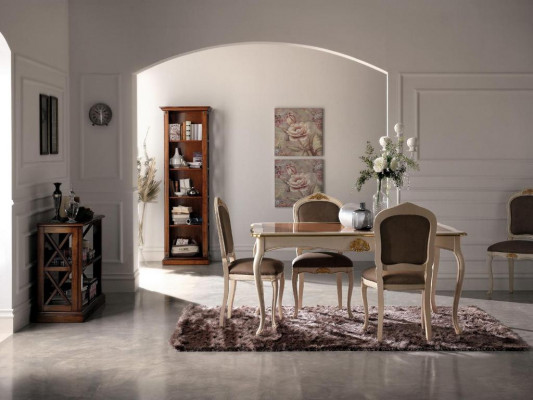Table Genuine Wood Classic Baroque Antique Style Dining Table Genuine Wood