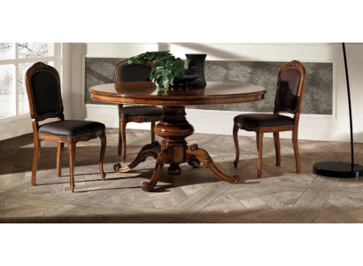 Classic dining table table round tables round baroque rococo furniture round tables new