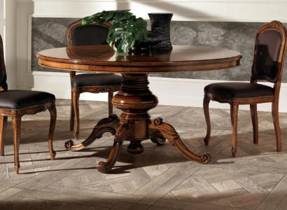 Classic dining table table round tables round baroque rococo furniture round tables new