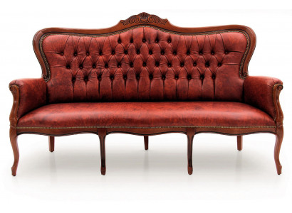Sofa three-seater couch upholstery design seating sofas room furniture leather 3-seater classic