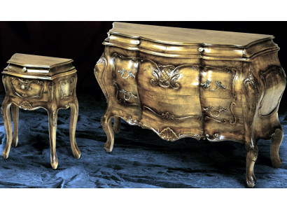 Chest of Drawers Wood Italian Style Furniture Luxury Dressers Baroque Sideboard Italy New