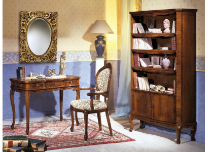 Set table with mirror tables armchair chair set retro-style cabinet furniture 3-piece