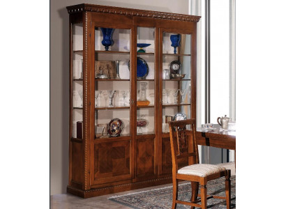 Showcase living room furniture sideboard solid wood display cabinet real wood