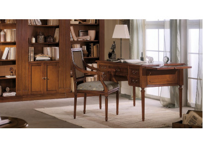Table Desk Secretary Desks Italian Furniture Chair Set Office 2-piece