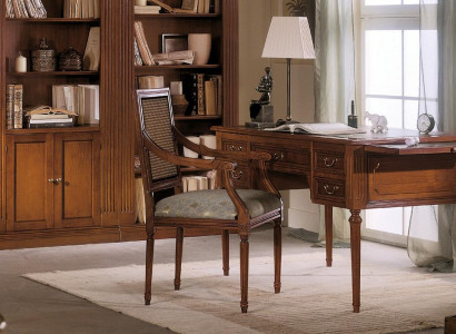 Table Desk Secretary Desks Italian Furniture Chair Set Office 2-piece