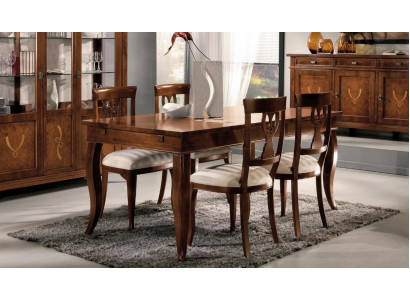Deceptively realistic wood-look dining table: Modern design and luxury for your dining room