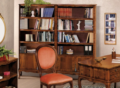 Bookshelf Wooden Shelf Free-Standing Office Shelf Elegant Brown Bookshelf New