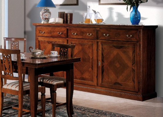 Buffet sideboard new sideboard drawer display cabinet living room wood