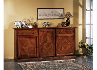 Dresser drawers wooden sideboard cabinet cabinets solid dressers living room