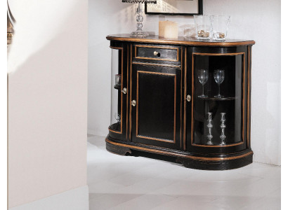 Display cabinet classic showcases living room furniture solid cupboards sideboard