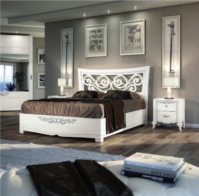 Double bed luxury beds wood bed frames bed frame white design modern new