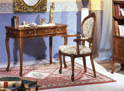 Desk Secretary Desks Italian Furniture Table Chair Set Office 2-piece