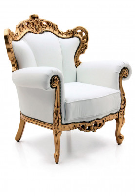 Design luxury classic modern lounge textile armchair 1-seater sofa upholstered sofas