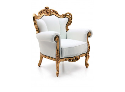 Design luxury classic modern lounge textile armchair 1-seater sofa upholstered sofas