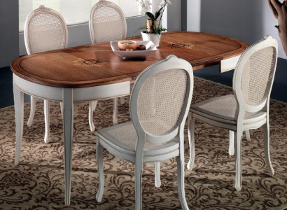 Dining table antique style solid wood Italian dining tables table wood tables furniture