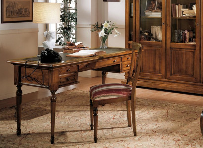 Desk Secretary Italian Furniture Table Chair Set Office 2-piece Desks