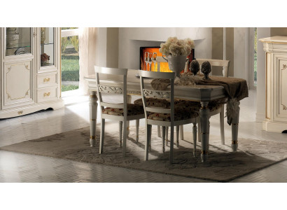 Modern dining room chairs group armchair set chair armrest 4x chairs new