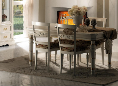 Modern dining room chairs group armchair set chair armrest 4x chairs new