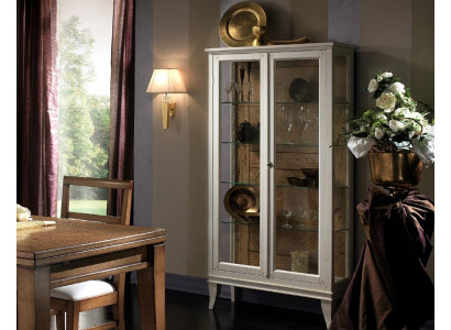 Retro style glass dining room cabinet glass table cabinet display cabinet living room display cabinets