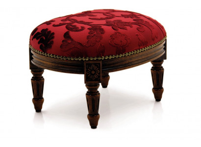 Luxurious designer upholstered stool: Multifunctional ottoman in exquisite style