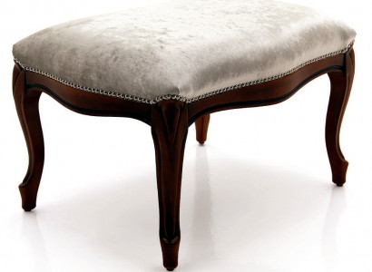 Ottoman Seat Chaise Upholstered Pouf Blue New Design Upholstery Stool Footstool