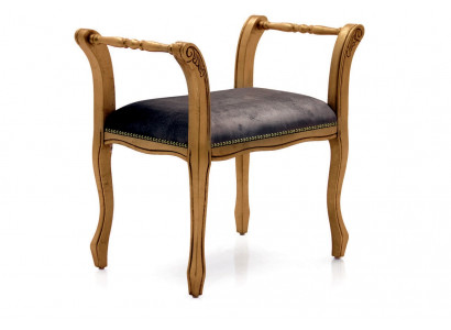 Ottoman chaise lounge bench velvet fabric 70x39 stool footstool side stool