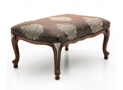 Upholstered bench footstool ottoman seating pouf living room designer stool