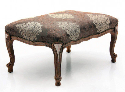 Upholstered bench footstool ottoman seating pouf living room designer stool