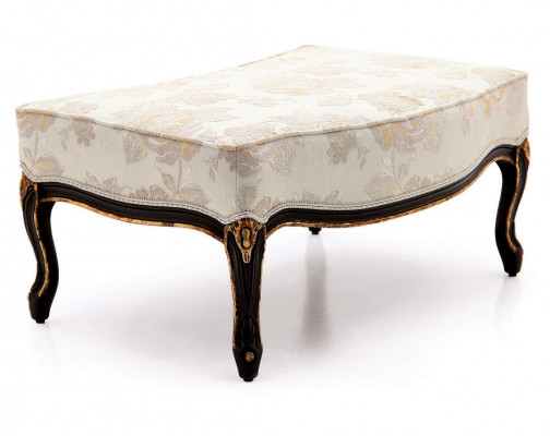 Design stool footstool seat upholstered bench upholstered seat fabric wood style