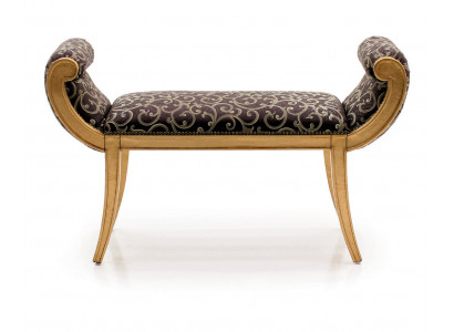 Ottoman Upholstered Footstool Furniture Living Seating Benches Seat Textile Classic