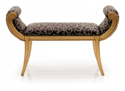 Ottoman Upholstered Footstool Furniture Living Seating Benches Seat Textile Classic