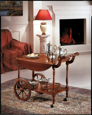 Serving table, table, side table, luxury class, solid wood, antique style, baroque, rococo.