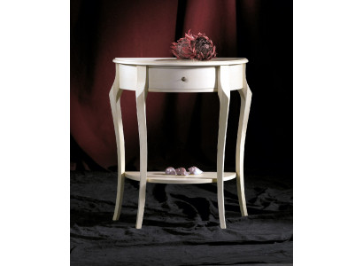 Console nightstand bedroom side table modern design furniture wood white new